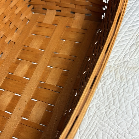 Longaberger Laundry Hand Woven Basket 1994 Vintage - Picture 9 of 13